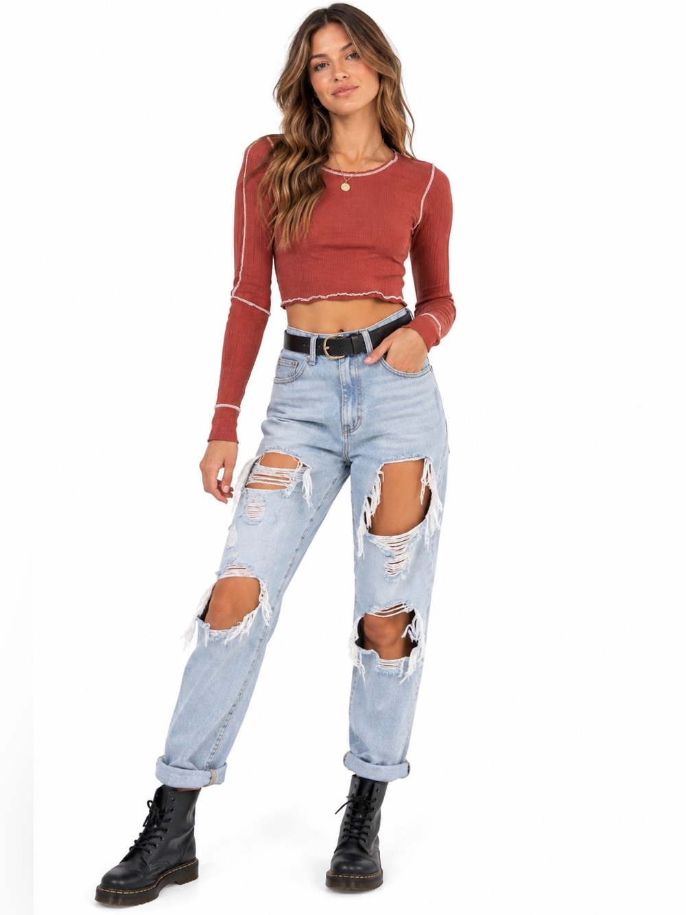 Urban Outfitters BDG Mom High Rise Jeans Soft Destroyed High Waisted Denim NEW